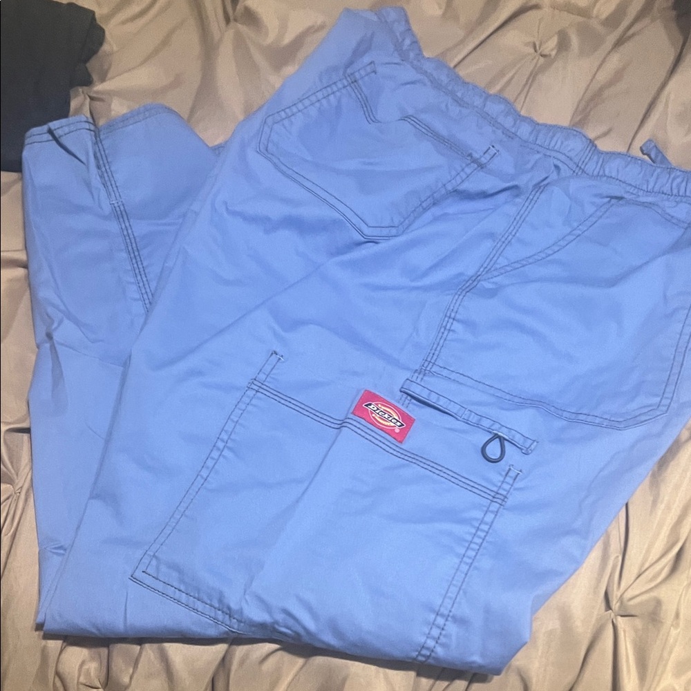 Periwinkle women’s Dickie Scrub Pants